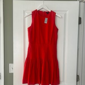 Ann Taylor Red Sleeveless Dress
